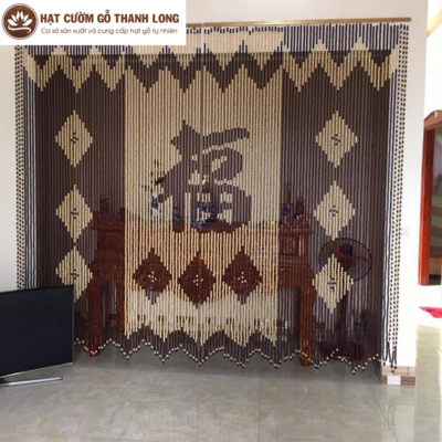 Lý do nên chọn rèm hạt gỗ cho không gian nội thất