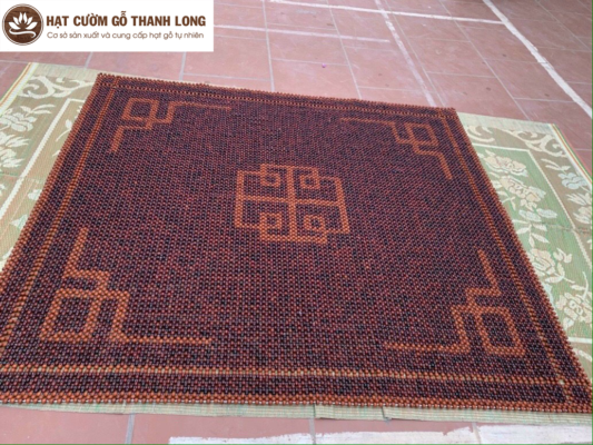 Chiếu hạt cườm gỗ Thanh Long