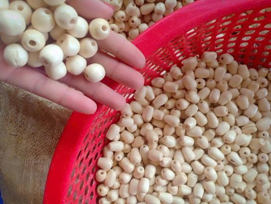 Hạt cườm gỗ tự nhiên